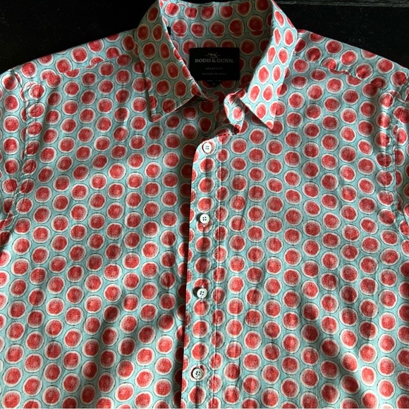 Rodd & Gunn Men’s S/S Watermelon Print Sports Fit Button Up Size S - Picture 10 of 13